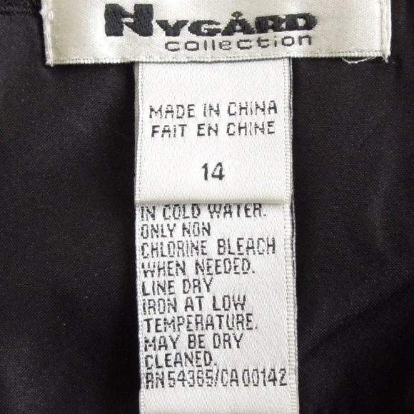 Nygard Collection Women's Black and White Full Skirt- Size 14 - Picture 4 of 5